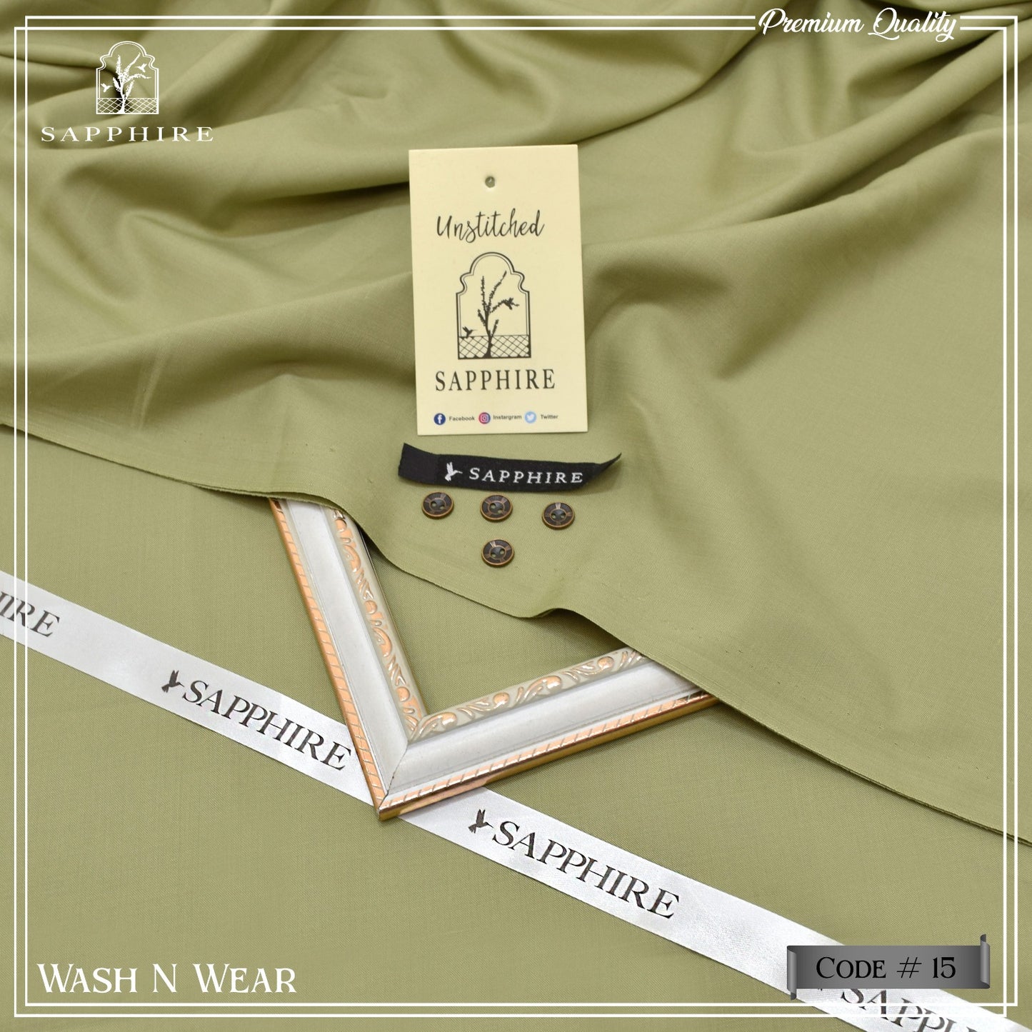 SAPPHIRE MEN`S WASHING WEAR UNSTICHED