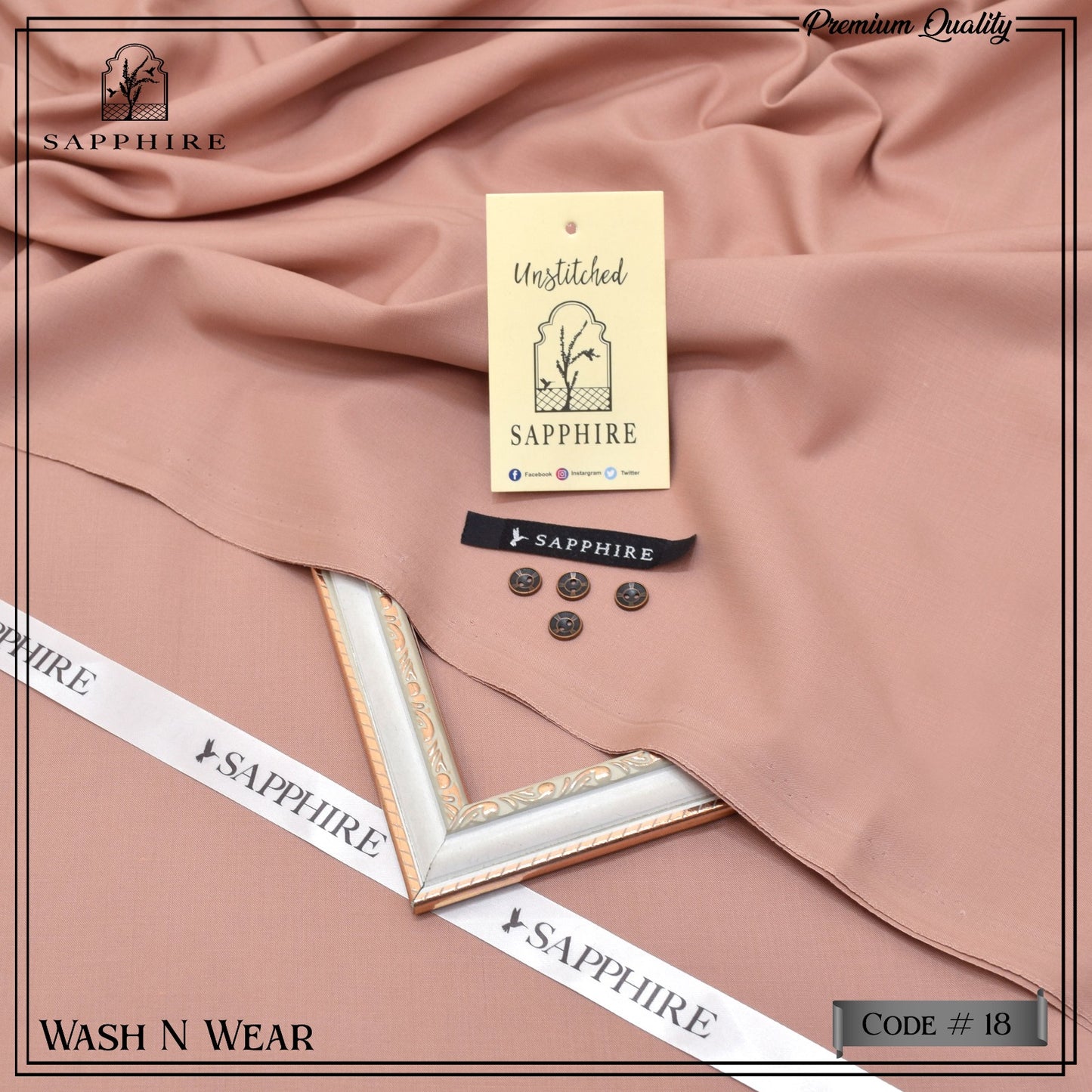 SAPPHIRE MEN`S WASHING WEAR UNSTICHED