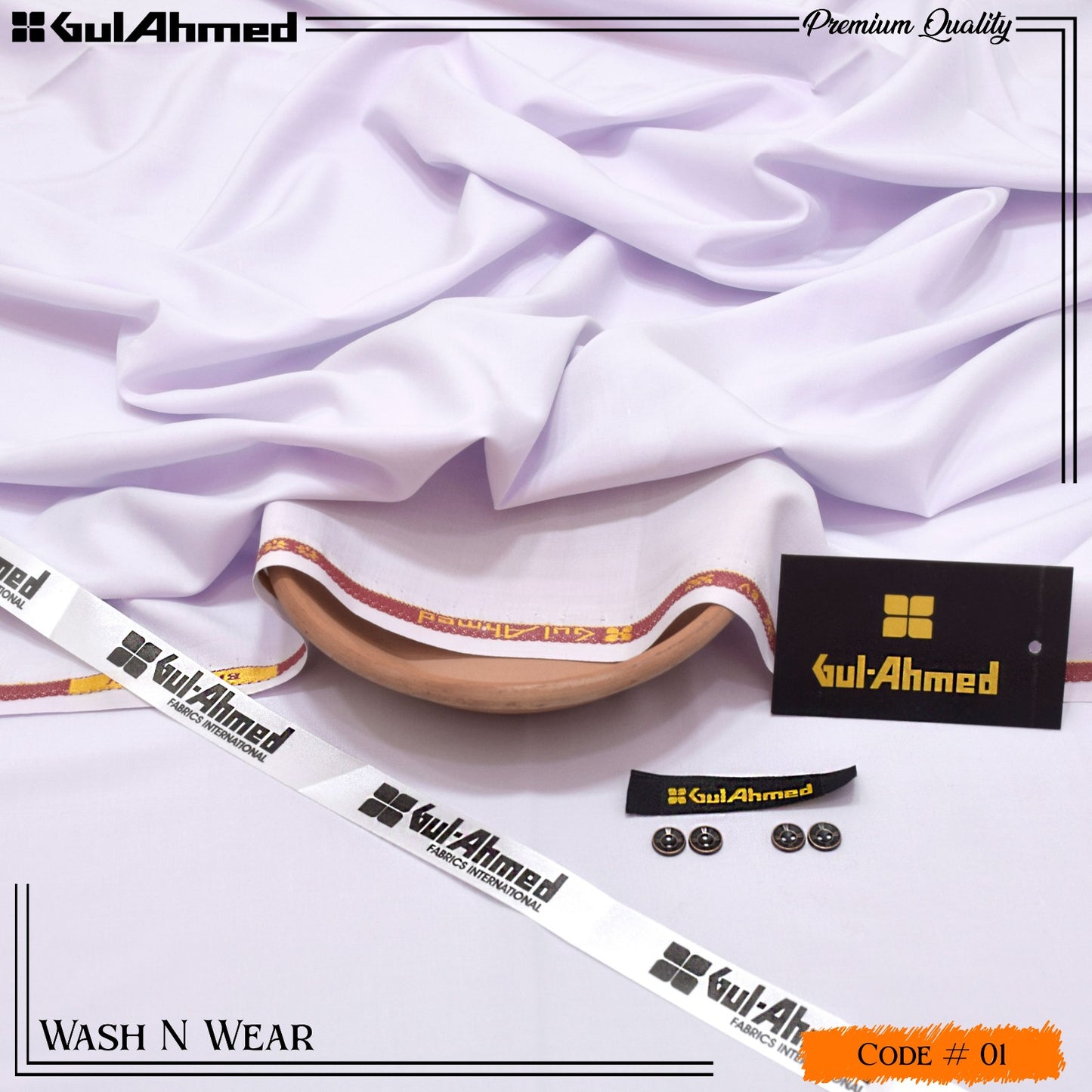 GUL AHMED WASHING WEAR UNSTICHED