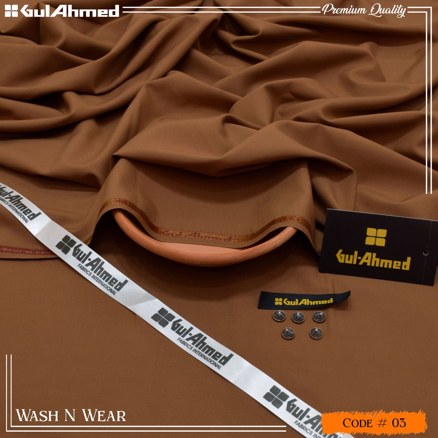 GUL AHMED WASHING WEAR UNSTICHED